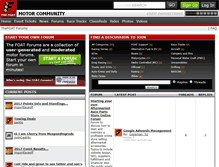 Tablet Screenshot of forums.thefoat.com